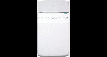 Nijntje Wieglaken - Crozz - 75 x 100 cm - borduur + bias band - jade