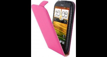 Mobiparts Premium Flip Case HTC Desire X Pink