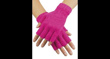 ESPA - Fluo roze vingerloze handschoenen volwassenen