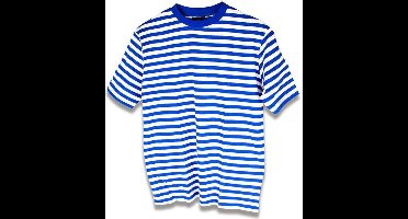 Dorustrui korte mouw - Blauw-wit - M