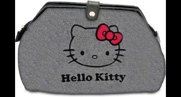 Hello Kitty - Toilettas - Grijs/Rood