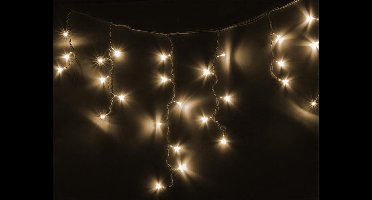 Feest- Kerstverlichting 96 LED IJsgordijn - Warm Wit
