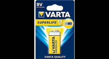 Varta 6F22 (9V) Superlife Batterijen - 50 stuks