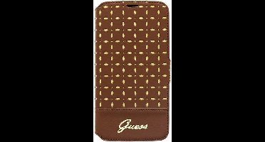 !Guess Gianina Samsung Galaxy S5 Folio Case Cognac