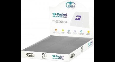 Ultimate Guard 18-Pocket Pages Side-Loading Grey (50)