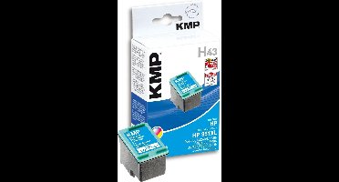 KMP H43 inktcartridge 1 stuk(s) Cyaan, Magenta, Geel