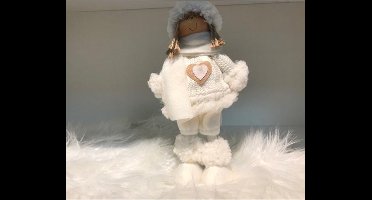 Wit Kerstpoppetje Staand