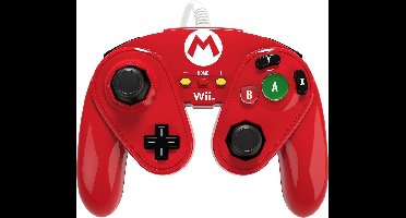 Nintendo Super Smash Bros - Gaming Controller - Mario Rood - Nintendo Wii U + Nintendo Wii
