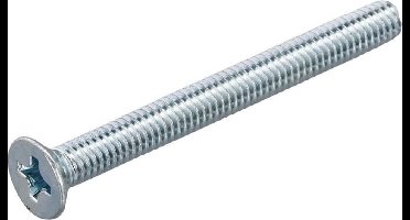 Metaalschroef Pk Philips Verzinkt  M6x50mm - 200 stuks