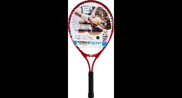 Tennisracket 21", aluminium, rood / VPE 1/25