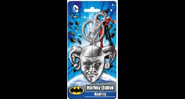 Batman - Harley Quinn Head Pewter Keychain