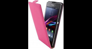 Mobiparts Premium Flip Case Sony Xperia Z1 Pink