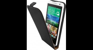 Mobiparts - zwarte premium flipcase voor de HTC Desire 610