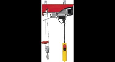 TOOLCRAFT 1550315 Elektrische kabeltakel Draagkracht (met keerschijf) 250 kg Draagkracht (zonder keerschijf) 125 kg