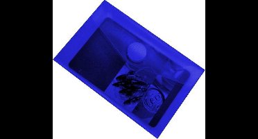 EXXO-HFP #90626 - Visitekaartmap - Creditcardmap - Klitsluiting - Blauw - 150 stuks (15 pakken @ 10 stuks)