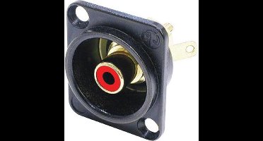 Neutrik Cinchbus 3 X 2,9 Cm Staal/chroom Zwart/goud/rood