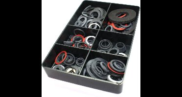O-ringen 125 stuks - rubber