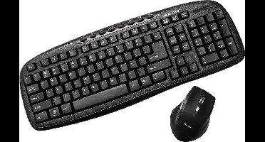 Muis en Toetsenbord Draadloos Set - Zwart BLOW KM-1