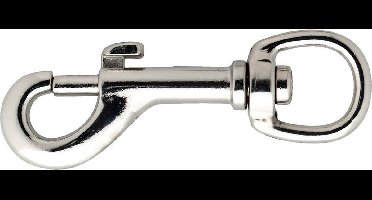 Dulimex Musketonhaak 50-10N 3/8 ronde wervel zamac vernikkeld 60 x 10mm 8000.026.0Z10