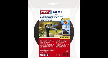 Tesa - Moll - 05443 - buisisolatie - 20mmx5m - zwart