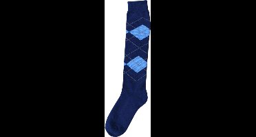 Equestrian Socks kniekous - navy/blauw - 43/46