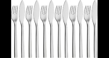 WMF Nuova Visbestek - 12-delig - RVS - Voor Visgerechten