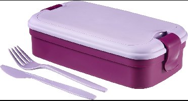 Curver Lunch&Go Lunchbox - met Bestek - Paars