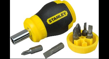 Stanley Multibit Stubby Schroevendraaier