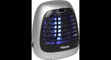 Tristar Muggenlamp IV-2620 - Plug in-systeem insectenlamp - Voor thuis en op de camping - Muggenlamp voor stopcontact – incl. Uitneembaar Opvangbakje - Bereik 25 m2 - Grijs