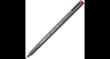 Staedtler Pigment liner 05 mm Rood