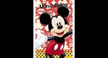 Mickey Mouse Uitnod. Kl. Pk 720