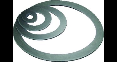 De Beer Rubber Flensafdichting GU PN10 DN32 - 43x82x3mm (152934001) - 10 stuks in verpakking