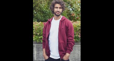 Neutral Men´s Zip Hoodie NE63301 - Bordeaux - XL