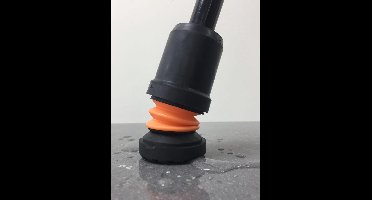 Flexyfoot stokdop - 22 mm zwart