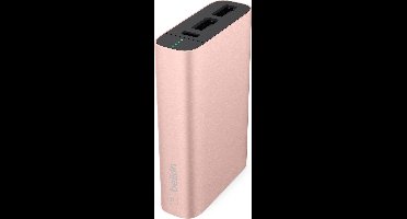 Belkin MIXIT - Metallic Power Pack - 6600 mAh Powerbank - 3.4 A - 2 USB Poorten - Rosegoud