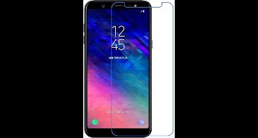 Screenprotector geschikt voor Samsung Galaxy A6 Plus / A6+ (2018) - Tempered Glass Glazen Gehard Beschermglas Transparant 9H 2.5D - van iCall