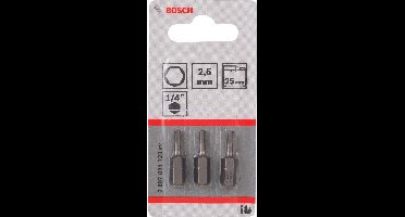 Bosch - BIT 1/4XH-TORS/IS 2.5 /3 - 3 stuks