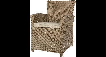 Tuinstoel Tropez Straw - bruin (set van 2 stuks)