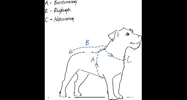 Polyester borsttuig Diamond. Beige, verstelbaar.