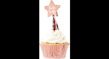 Ginger Ray - Cupcake toppers Twinkle Twinkle (12 stuks)