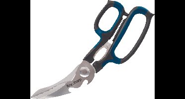 Anysharp 5-in-1 schaar multifunctioneel - Zwart/blauw