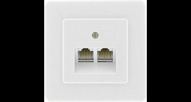Kopp wandcontactdoos ADSL/UTP 2-voudig