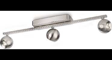 Philips Ledino Universa - Plafondspots - 3 lichts - LED - Nikkel