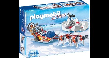 PLAYMOBIL Poolreizigers met hondenslee - 9057
