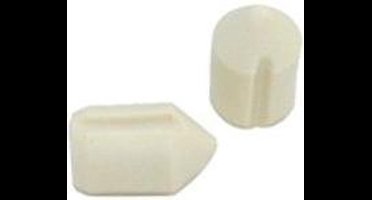 AANSLAGDOPJES PN1 RAL 9010 4 Stuks. Deltafix. voor de deur.