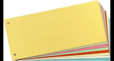Herlitz verdelers - voor DIN A4 - manilla karton - zeem - 100st.
