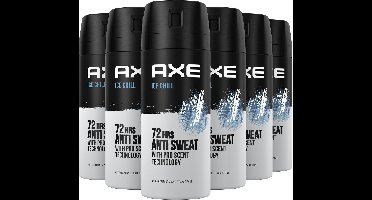 Axe Ice Chill Deodorant Antitranspirant - 6 x 150 ml - Voordeelverpakking