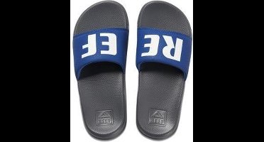 Reef Kids One Slide Jongens Slippers - Grey/Blue - Maat 31.32
