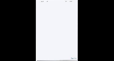 Flipoverpapier Herlitz, 680 x 999 mm, 20 vellen Wit