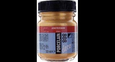 Ecola porseleinverf 808 Goud Dekkend 50 ML
